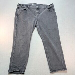 Old Navy Women's 18 Petite Boyfriend Mid Rise Jeans‎ Black Casual / Loose Fit